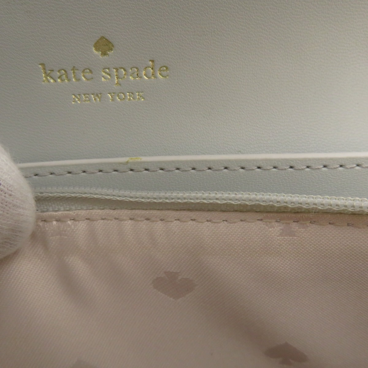 kate spade Chain wallet logo motif Long wallet (with coin pocket) Leather Ladies [Used]