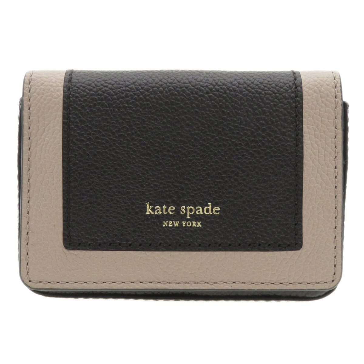 kate spade Logo motif Card Case Calf Ladies [Used]