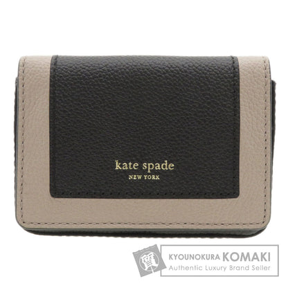 kate spade Logo motif Card Case Calf Ladies [Used]