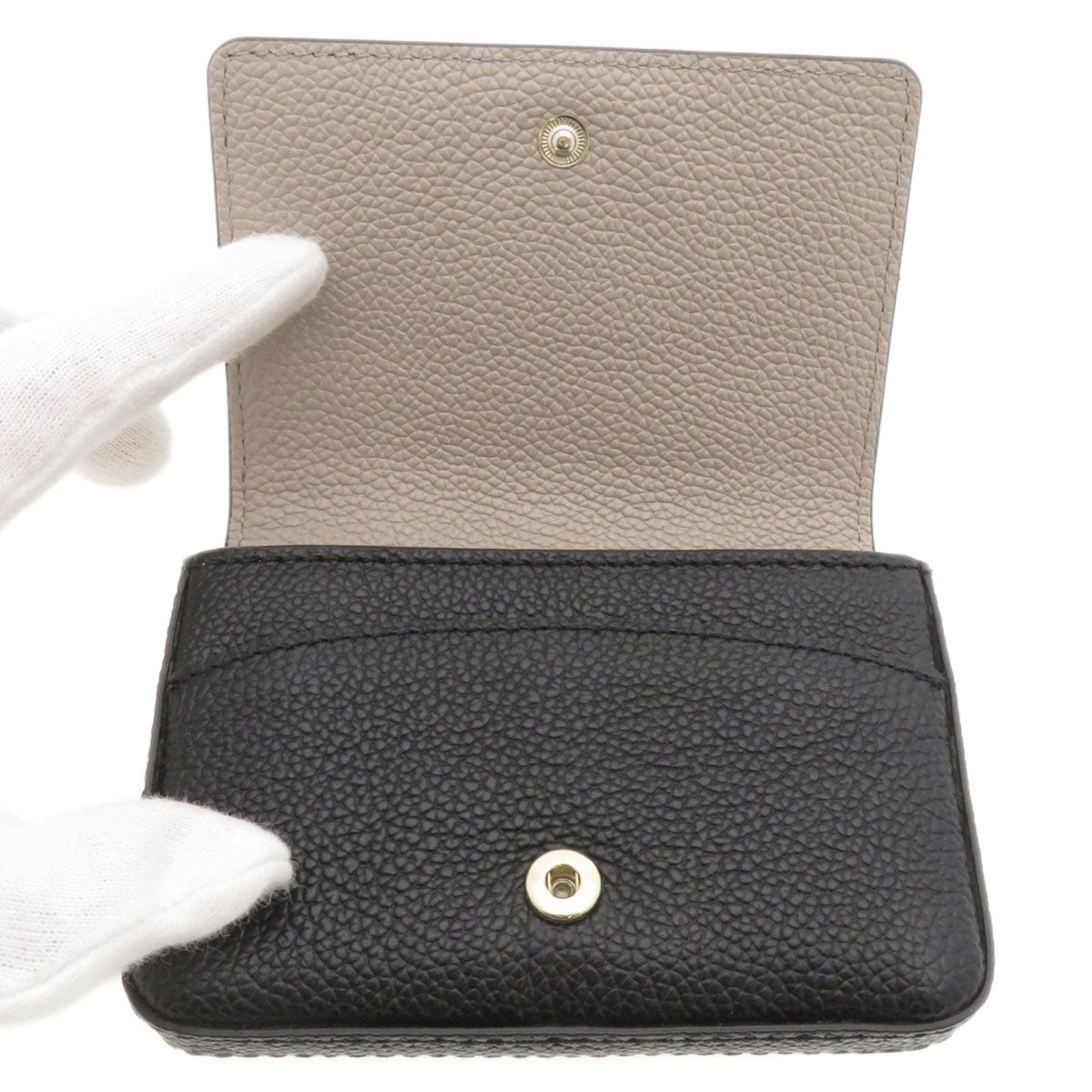 kate spade Logo motif Card Case Calf Ladies [Used]