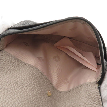 kate spade Logo motif Card Case Calf Ladies [Used]