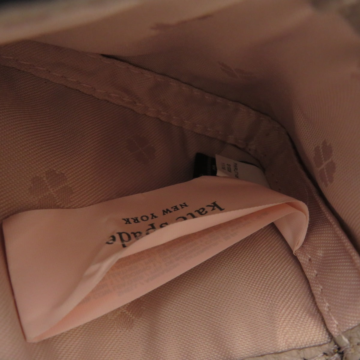 kate spade Logo motif Card Case Calf Ladies [Used]