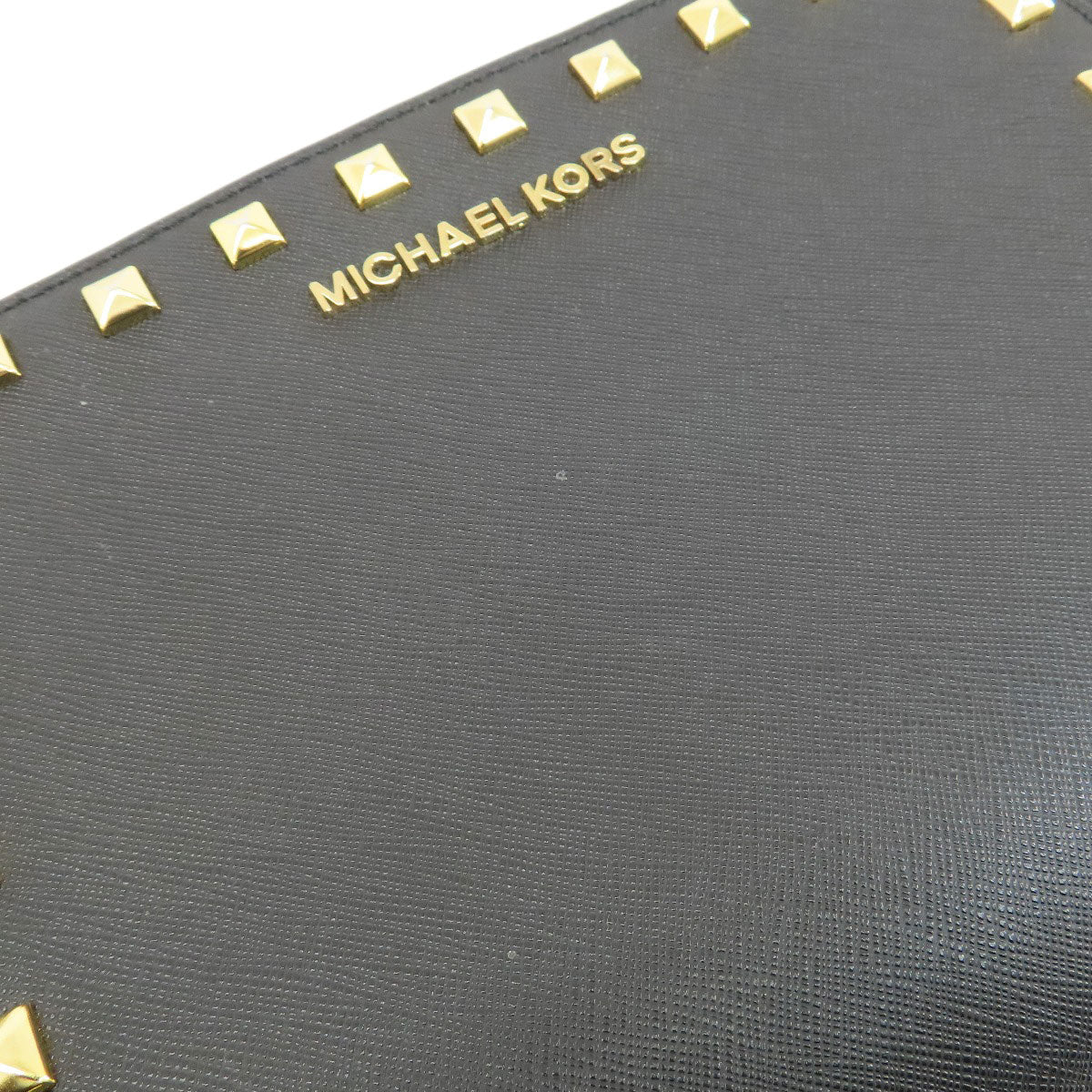 Michael Kors Long Shoulder Studs Shoulder Bag Leather Ladies [Used]
