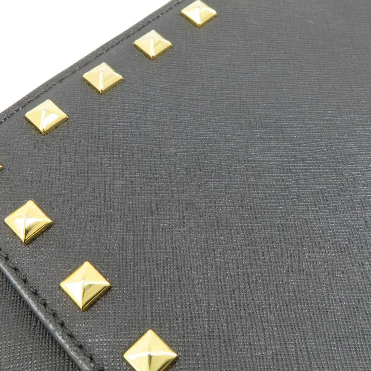 Michael Kors Long Shoulder Studs Shoulder Bag Leather Ladies [Used]