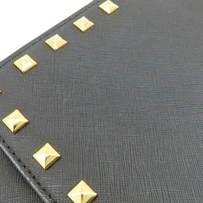 Michael Kors Long Shoulder Studs Shoulder Bag Leather Ladies [Used]