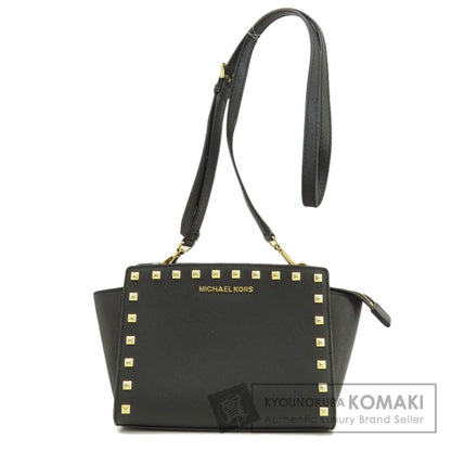 Michael Kors Long Shoulder Studs Shoulder Bag Leather Ladies [Used]