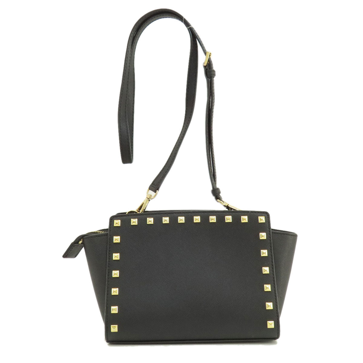 Michael Kors Long Shoulder Studs Shoulder Bag Leather Ladies [Used]