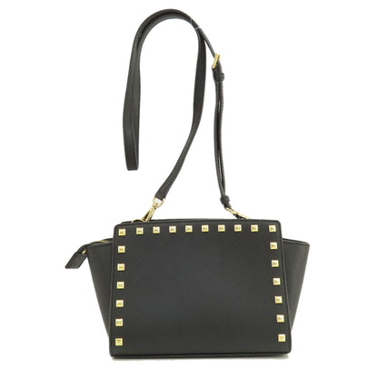 Michael Kors Long Shoulder Studs Shoulder Bag Leather Ladies [Used]