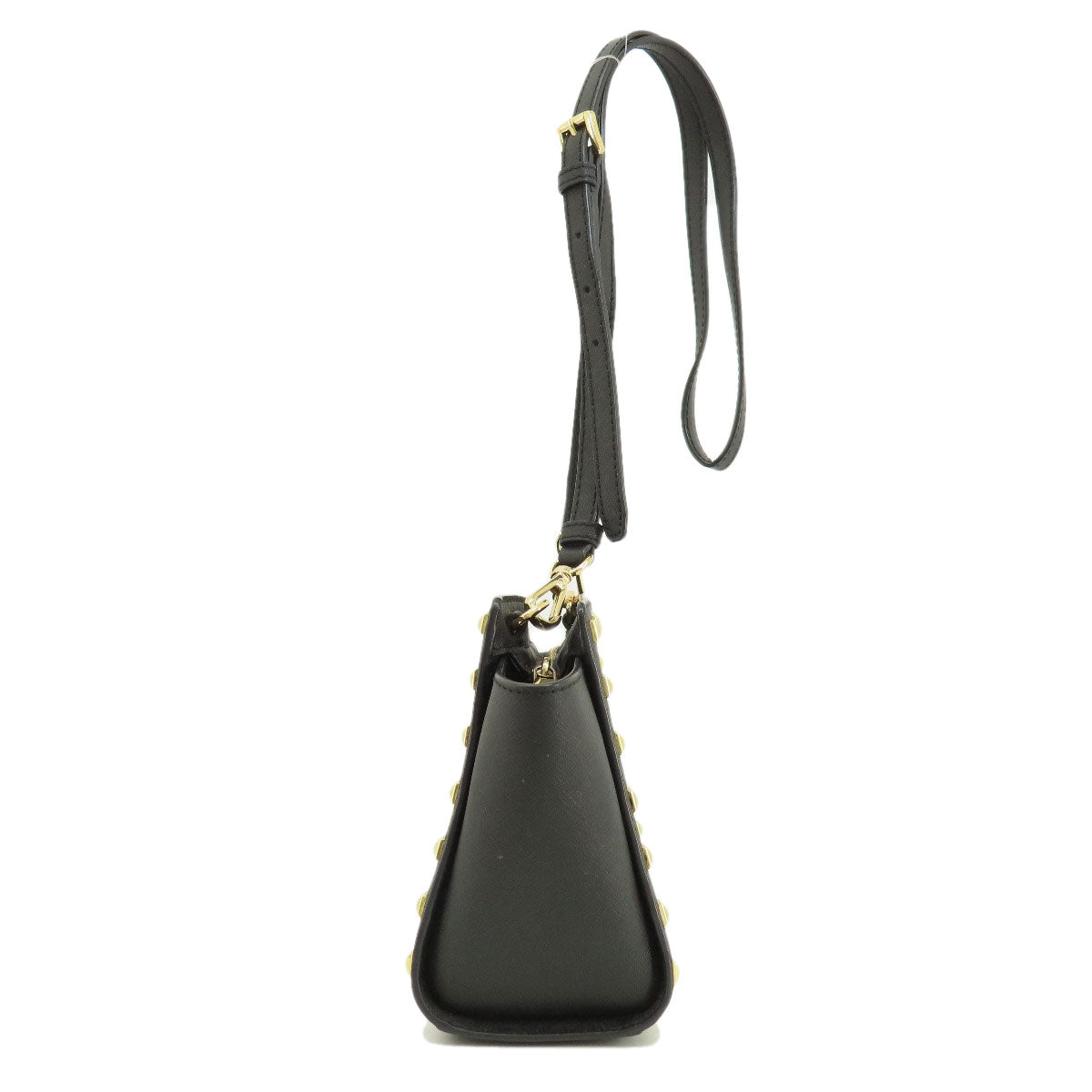 Michael Kors Long Shoulder Studs Shoulder Bag Leather Ladies [Used]