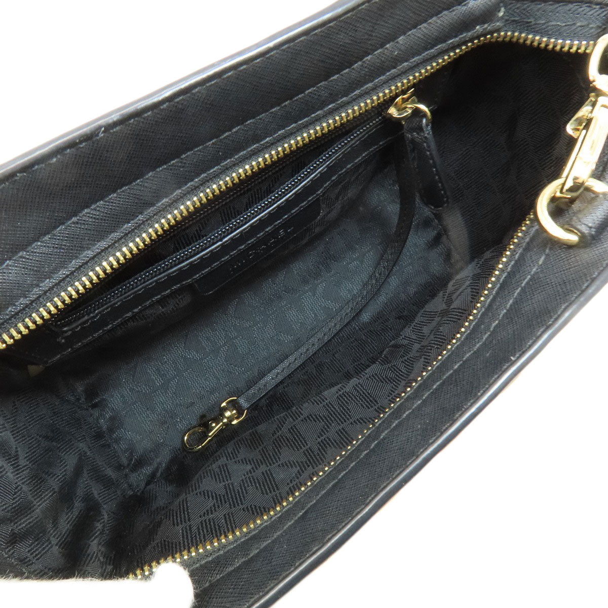 Michael Kors Long Shoulder Studs Shoulder Bag Leather Ladies [Used]