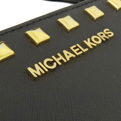 Michael Kors Long Shoulder Studs Shoulder Bag Leather Ladies [Used]