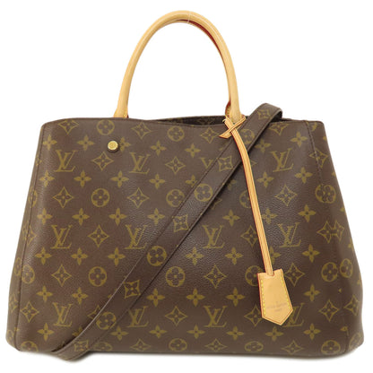 LOUIS VUITTON  M41067 Tote Bag Montaigne GM Monogram Monogram canvas Ladies