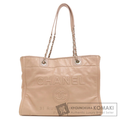 CHANEL   Tote Bag Deauville MM Calf Ladies