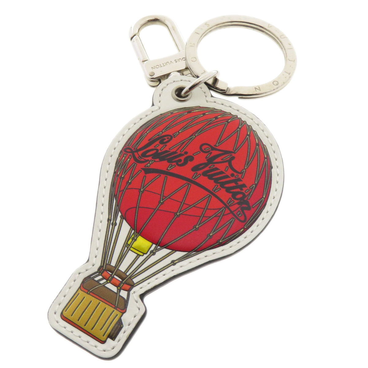 LOUIS VUITTON  M68668 key ring portocle illustore balloon Damier canvas Ladies