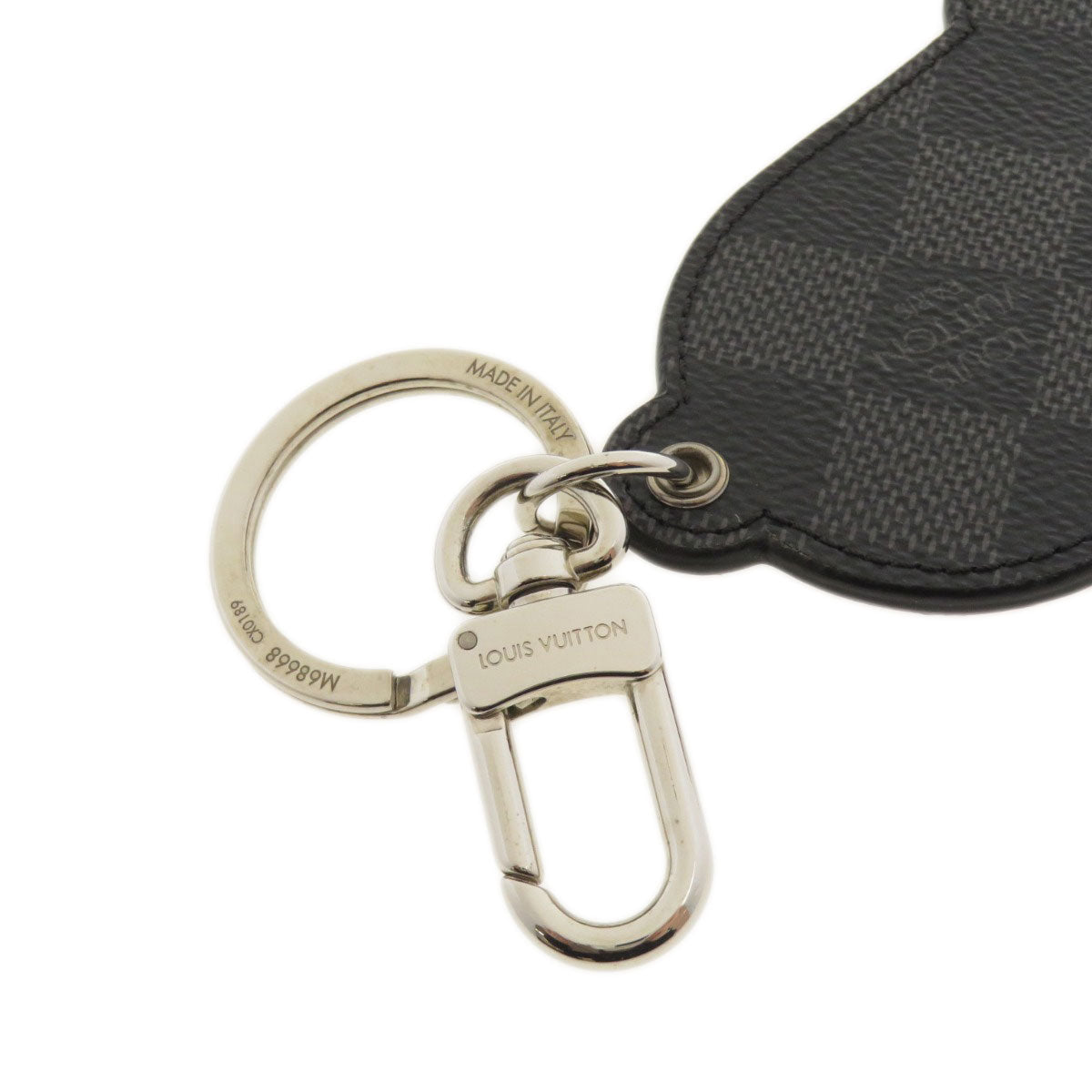 LOUIS VUITTON  M68668 key ring portocle illustore balloon Damier canvas Ladies