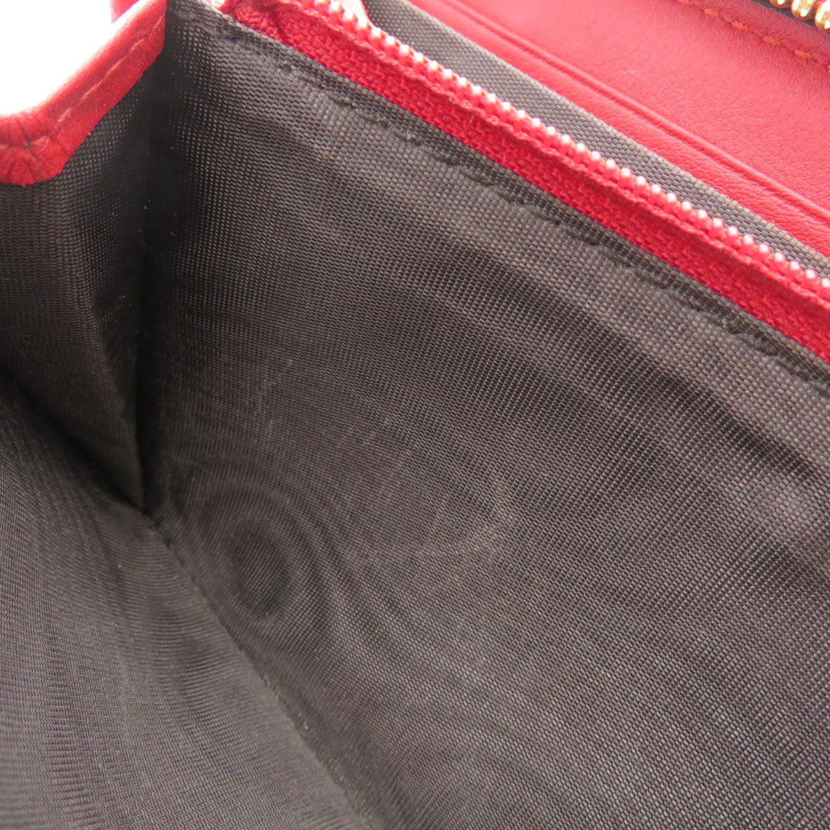 GUCCI 453158 Bamboo Long wallet (with coin pocket) Calf Ladies [Used]