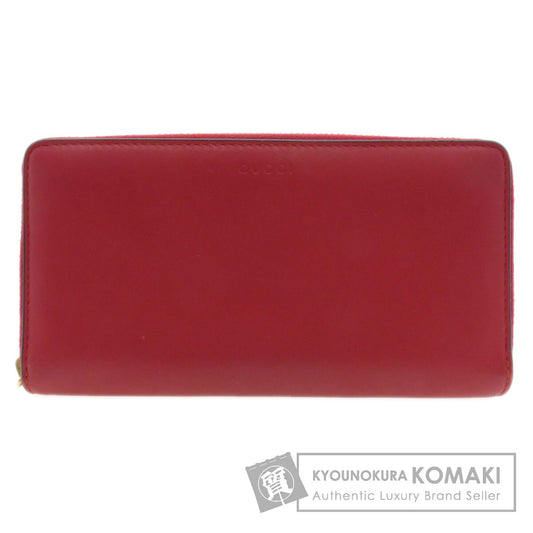 GUCCI 453158 Bamboo Long wallet (with coin pocket) Calf Ladies [Used]