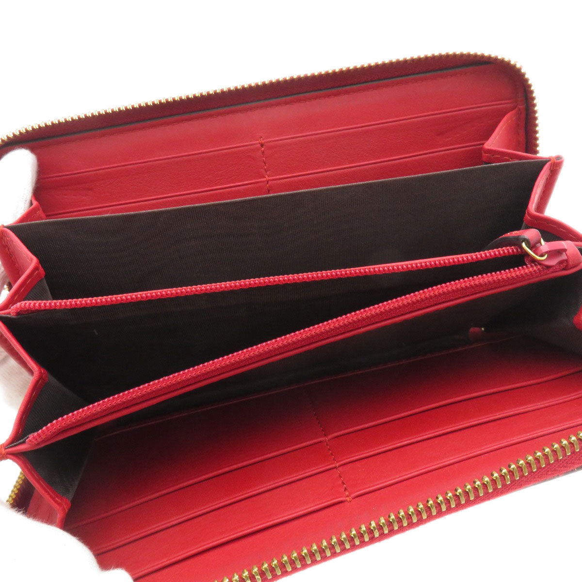 GUCCI 453158 Bamboo Long wallet (with coin pocket) Calf Ladies [Used]