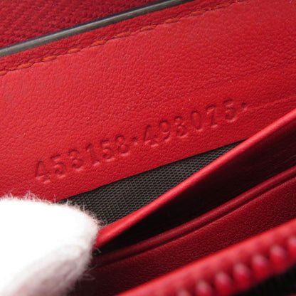 GUCCI 453158 Bamboo Long wallet (with coin pocket) Calf Ladies [Used]