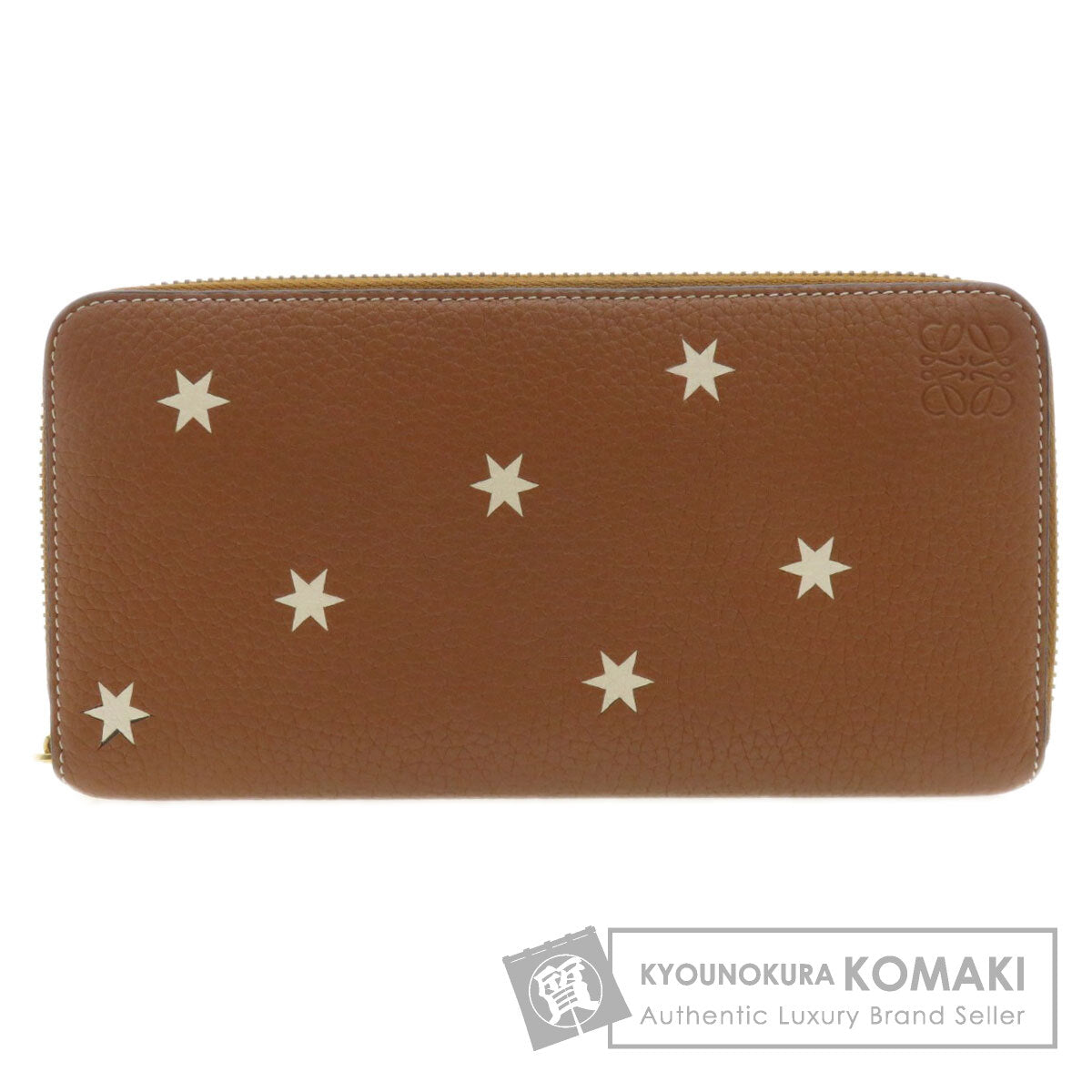 LOEWE   Long wallet (with coin pocket) anagram star Calf Ladies