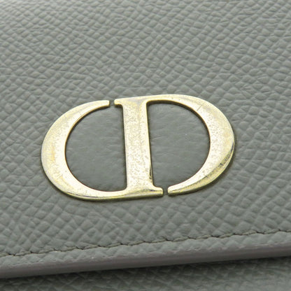 CHRISTIAN DIOR Logo motif mini wallet Bifold Wallet with Coin Pocket Calf Ladies [Used]