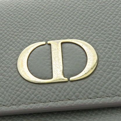 CHRISTIAN DIOR   Bifold Wallet with Coin Pocket Logo motif mini wallet Calf Ladies