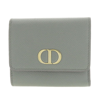 CHRISTIAN DIOR   Bifold Wallet with Coin Pocket Logo motif mini wallet Calf Ladies