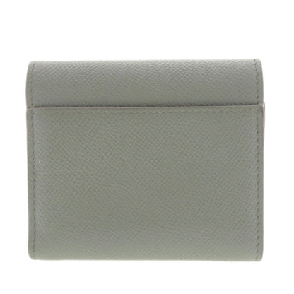 CHRISTIAN DIOR Logo motif mini wallet Bifold Wallet with Coin Pocket Calf Ladies [Used]