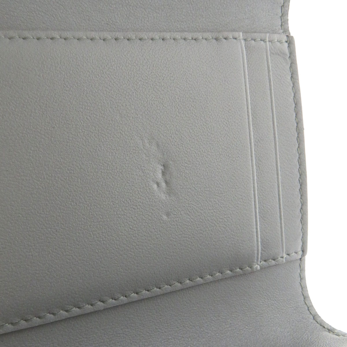 CHRISTIAN DIOR Logo motif mini wallet Bifold Wallet with Coin Pocket Calf Ladies [Used]