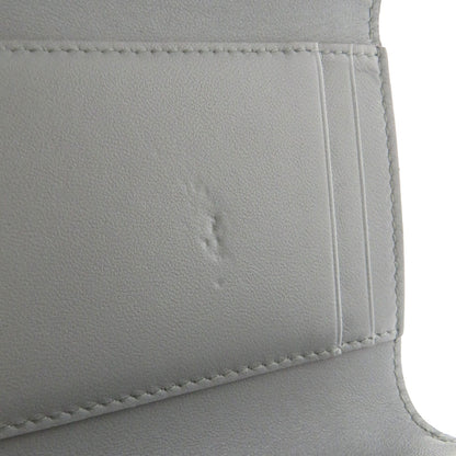 CHRISTIAN DIOR Logo motif mini wallet Bifold Wallet with Coin Pocket Calf Ladies [Used]