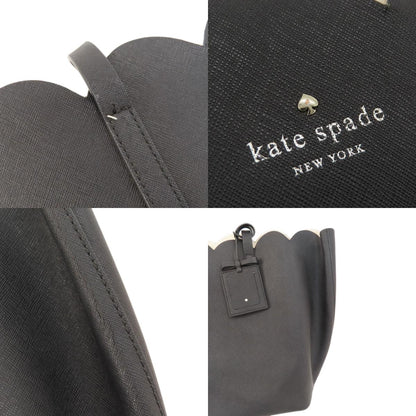 kate spade logo Tote Bag Leather Ladies [Used]