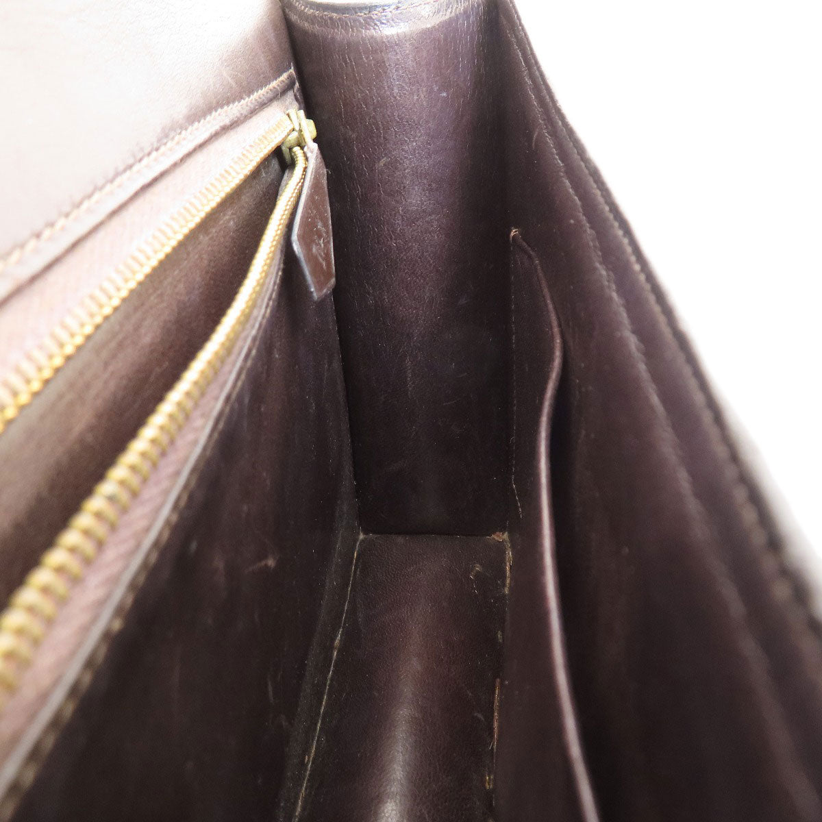 HERMES Constance Brown GoldHardware Shoulder Bag Box calf Ladies [Used]