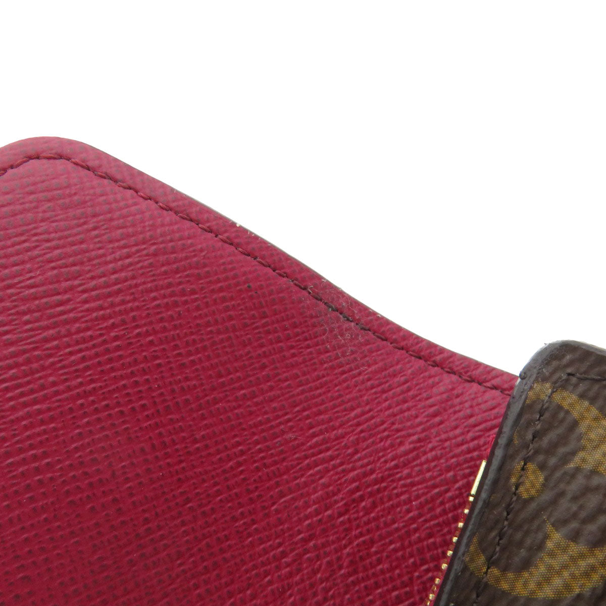 LOUIS VUITTON  M62234 Long wallet (with coin pocket) Portefeiulle Sara Monogram Fuchsia Monogram canvas Ladies