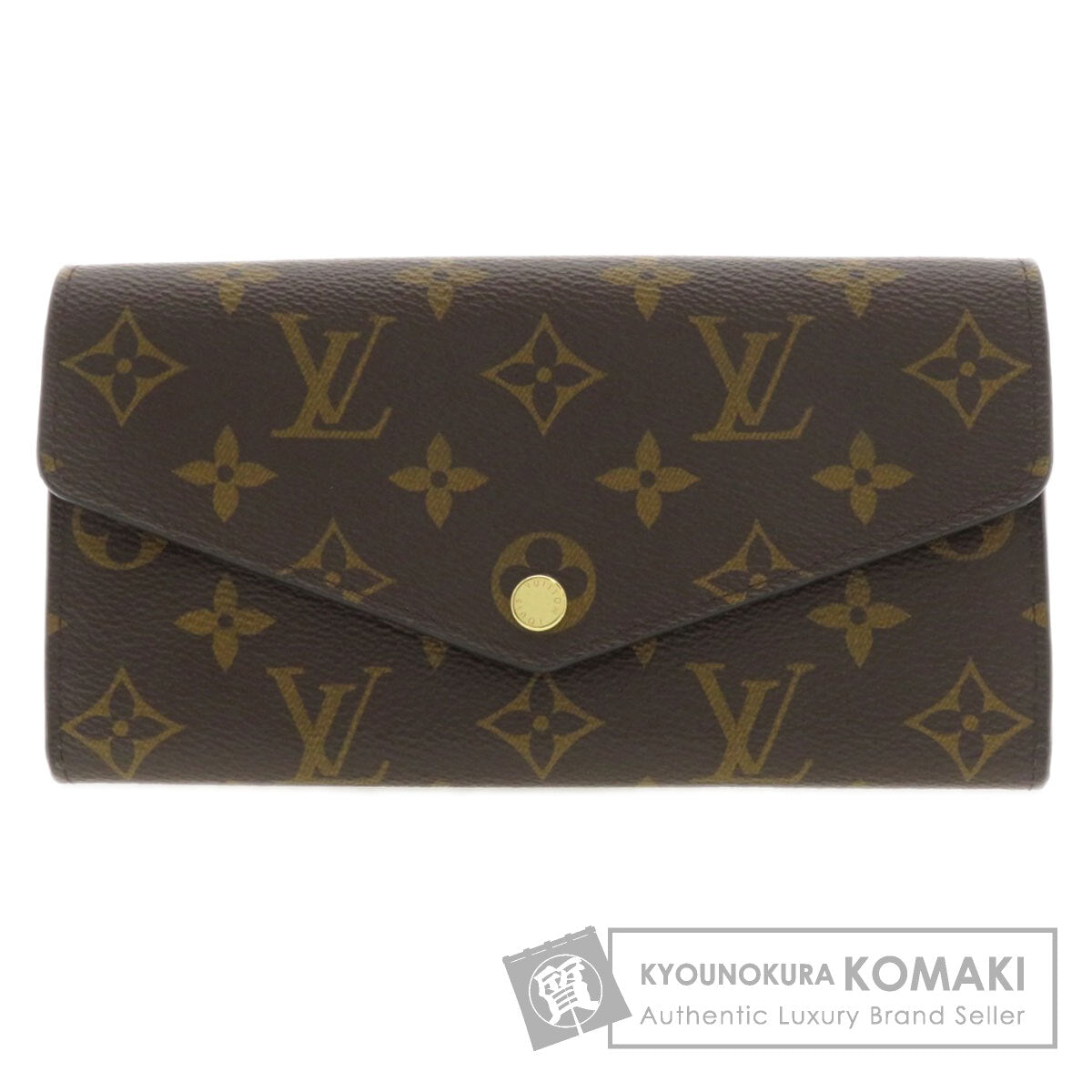 LOUIS VUITTON  M62234 Long wallet (with coin pocket) Portefeiulle Sara Monogram Fuchsia Monogram canvas Ladies