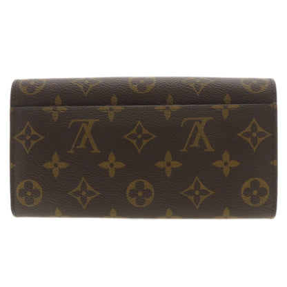 LOUIS VUITTON  M62234 Long wallet (with coin pocket) Portefeiulle Sara Monogram Fuchsia Monogram canvas Ladies