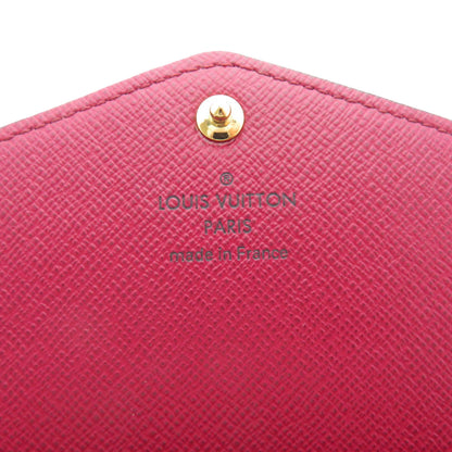 LOUIS VUITTON  M62234 Long wallet (with coin pocket) Portefeiulle Sara Monogram Fuchsia Monogram canvas Ladies