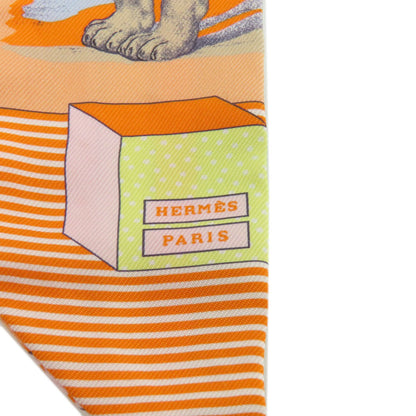 HERMES   Scarf Twilly Silk Ladies