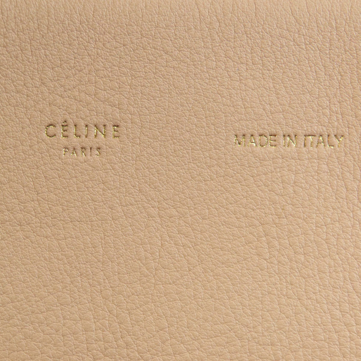 CELINE   Tote Bag logo Leather Ladies