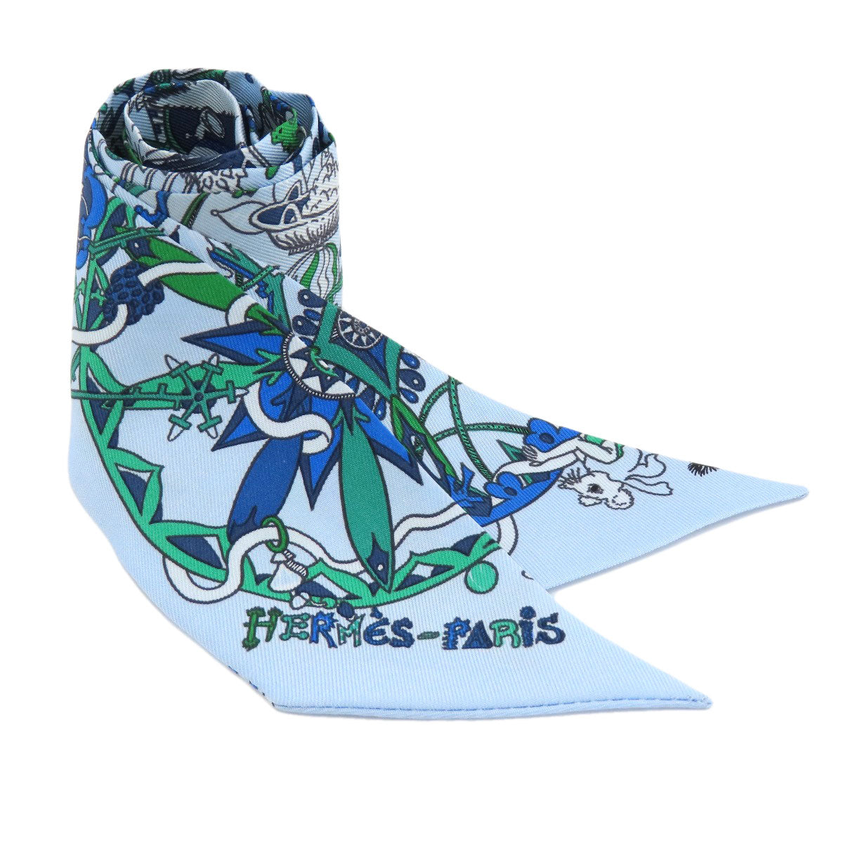 HERMES   Scarf Twilly Silk Ladies