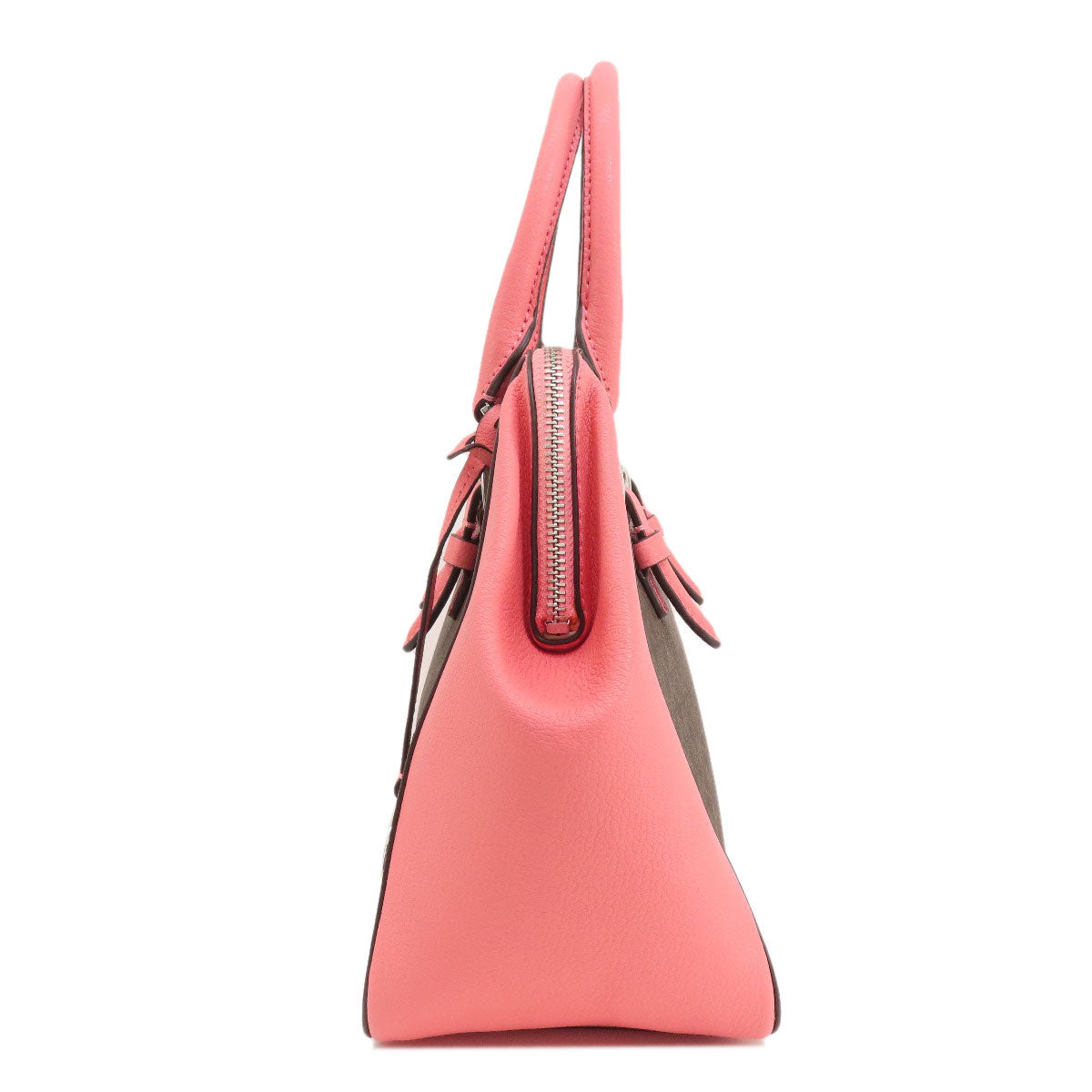 Michael Kors MK Signature 2WAY Handbag Leather Coated CanvasLadies [Used]