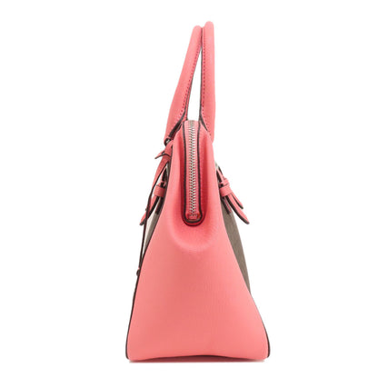 Michael Kors MK Signature 2WAY Handbag Leather Coated CanvasLadies [Used]