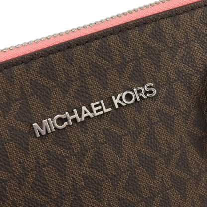 Michael Kors MK Signature 2WAY Handbag Leather Coated CanvasLadies [Used]
