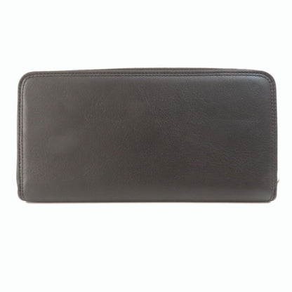 J&M Davidson logo Long wallet (with coin pocket) Leather Ladies [Used]