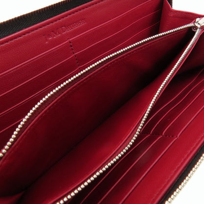 J&M Davidson logo Long wallet (with coin pocket) Leather Ladies [Used]