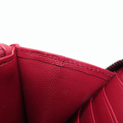 J&M Davidson logo Long wallet (with coin pocket) Leather Ladies [Used]