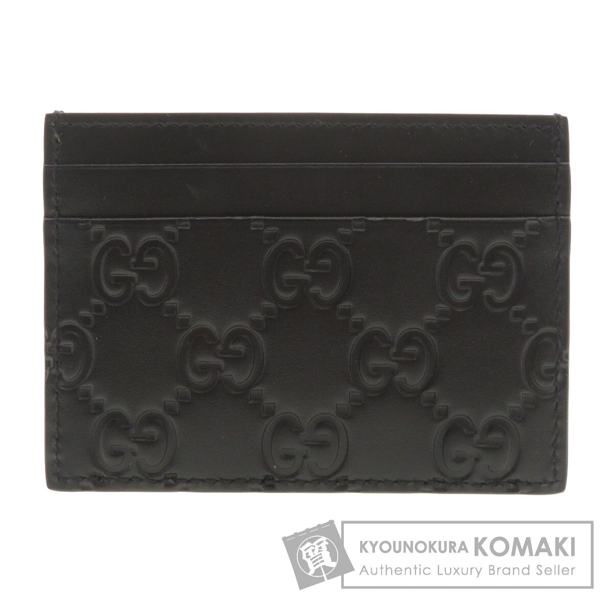 GUCCI 233166 GG signature guccissima Card Case Calf mens [Used]