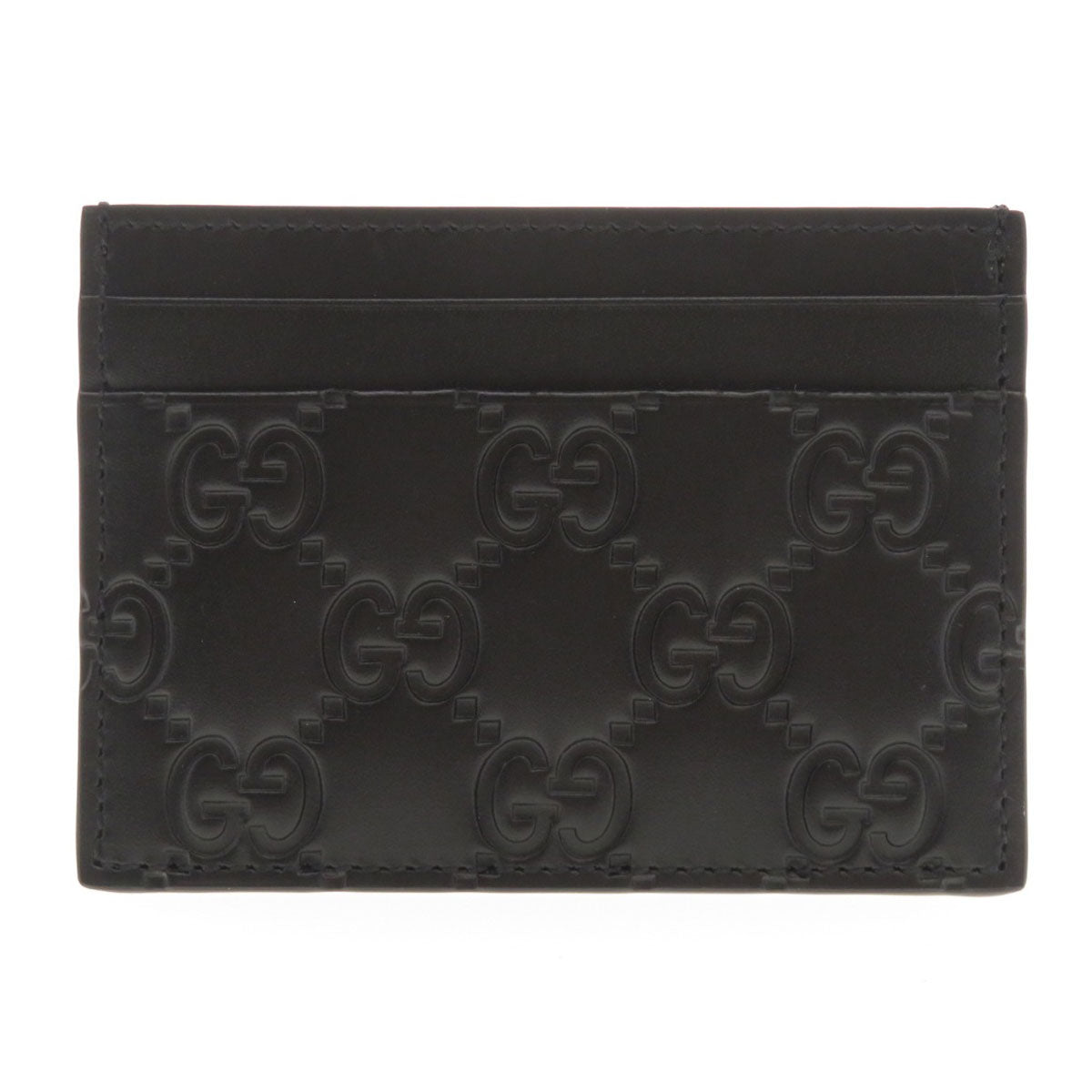 GUCCI 233166 GG signature guccissima Card Case Calf mens [Used]