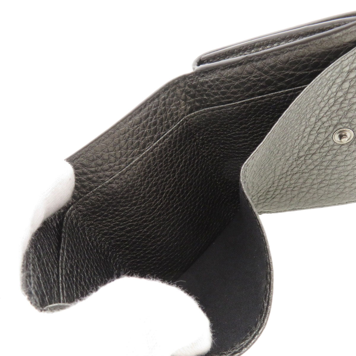 FENDI 7M0280 Mini wallet tri-fold Bifold Wallet with Coin Pocket Calf mens [Used]