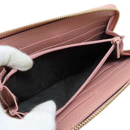 GUCCI 449347 Interlocking G outlet Long wallet (with coin pocket) Leather Ladies [Used]