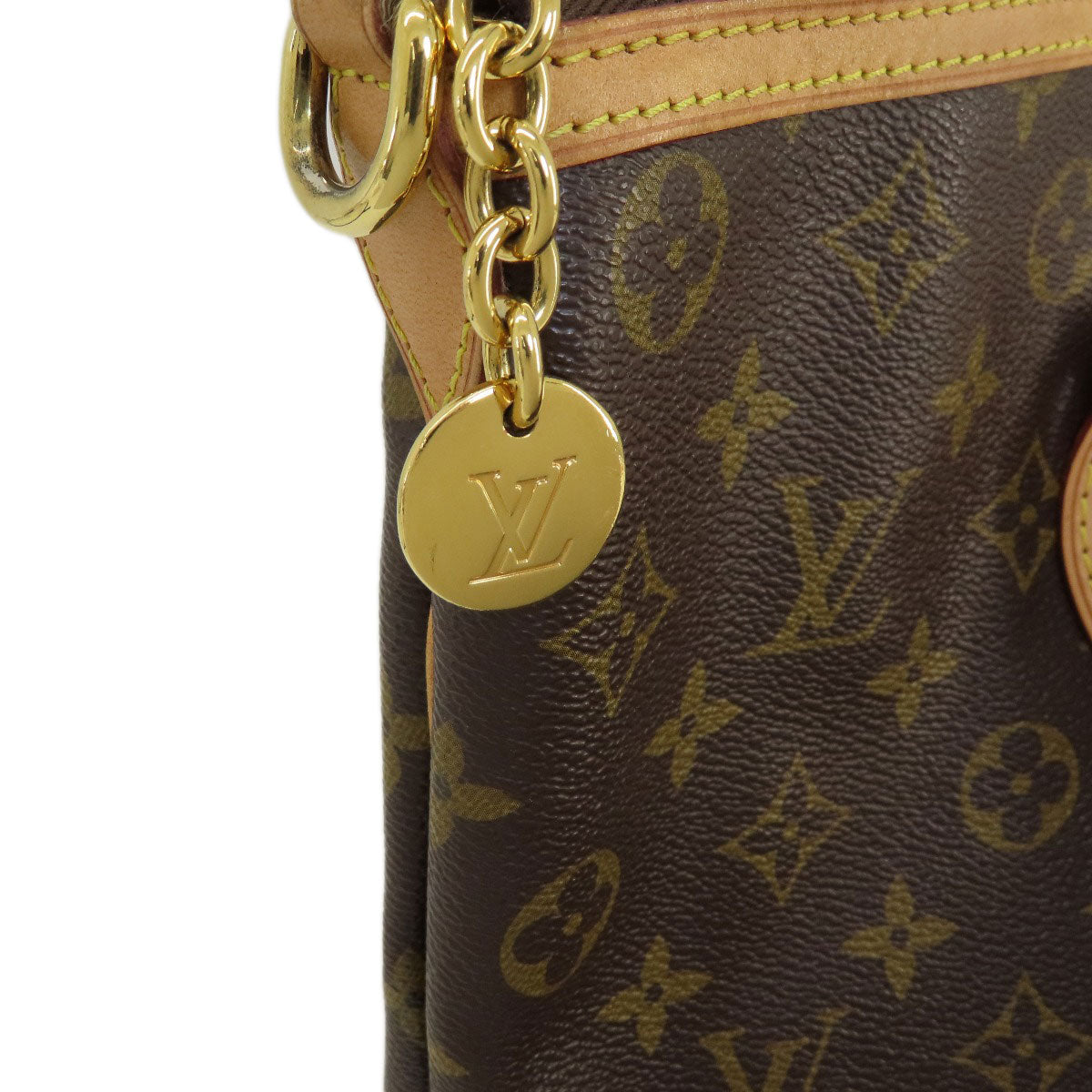 LOUIS VUITTON M40145 Palermo PM Monogram Tote Bag Monogram canvas Ladies [Used]